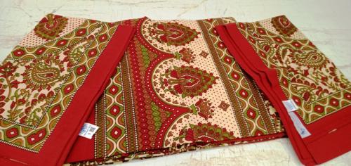 BEDSHEET JAIPUR PRINTED 72X100 2 PILLOW COVER